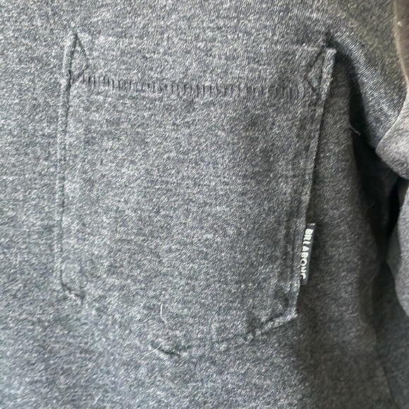 Billabong Gray Short Seleeve Tee Sz Medium - Picture 2 of 8